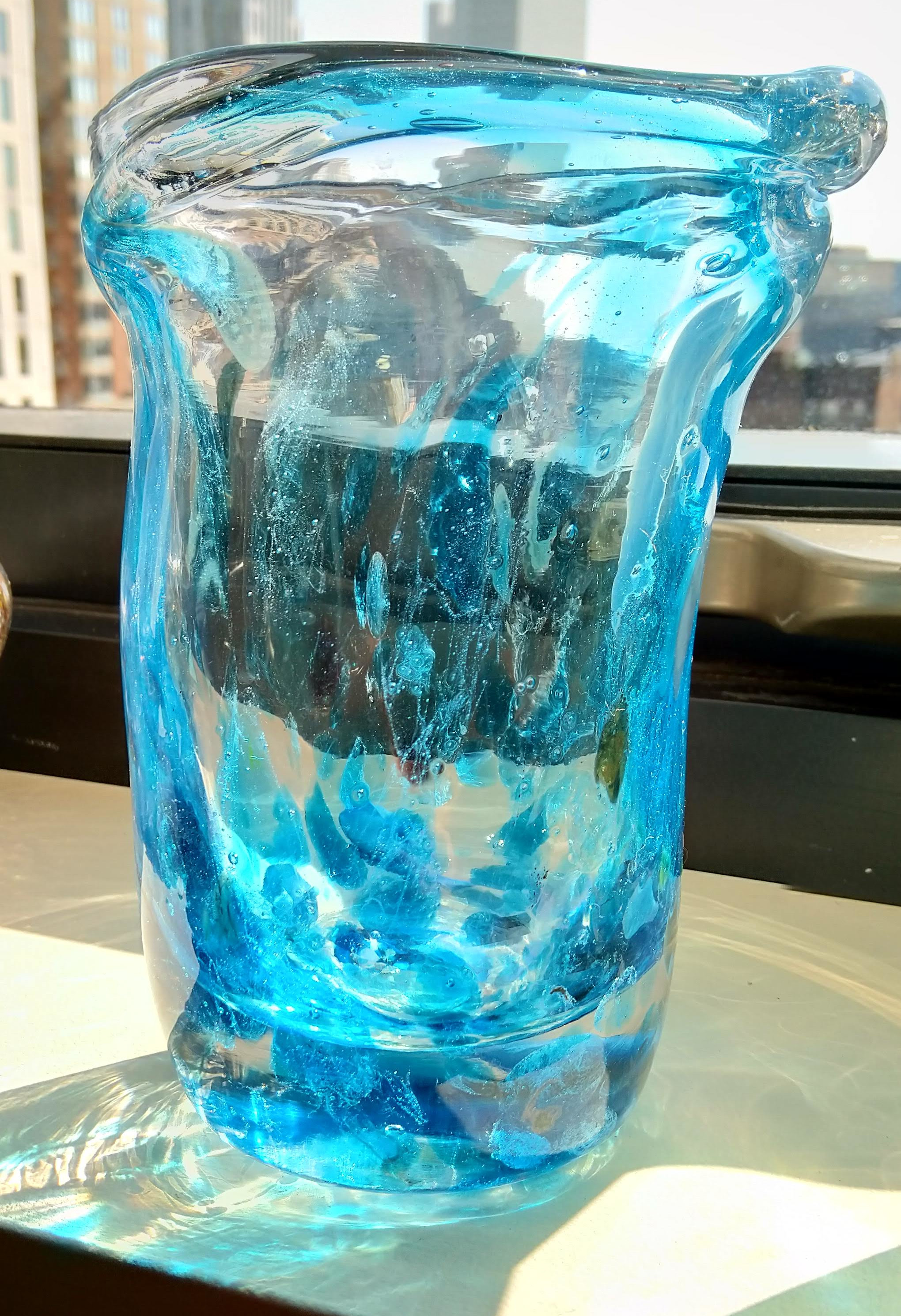 Jen's blue glass