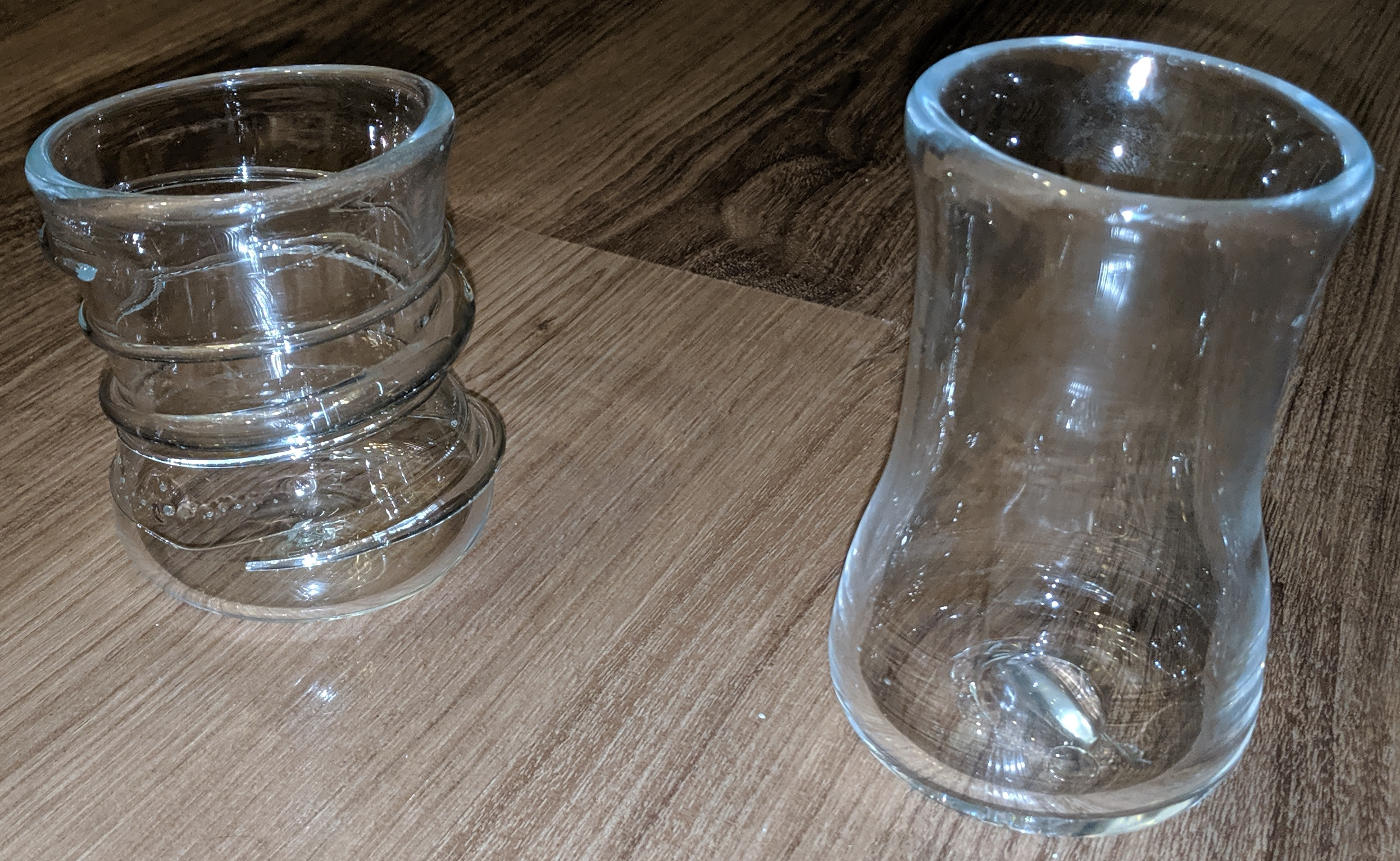 wonky wrapped glass and vasey thing